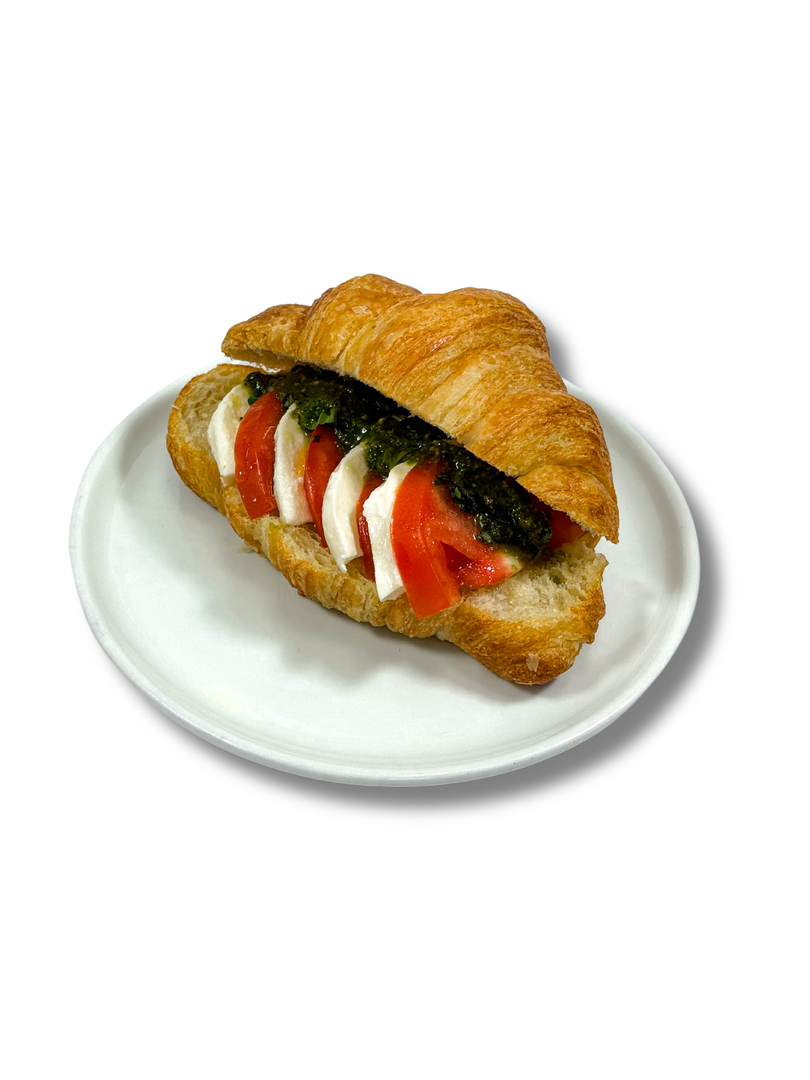 CROISSANT WITH BURRATA AND TOMATOES